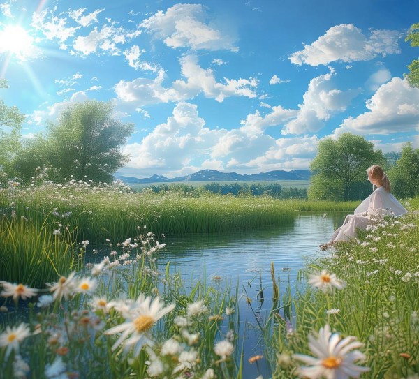 夏日诗韵时光,夏日诗韵时光,诗意,画卷,悠然,第1张