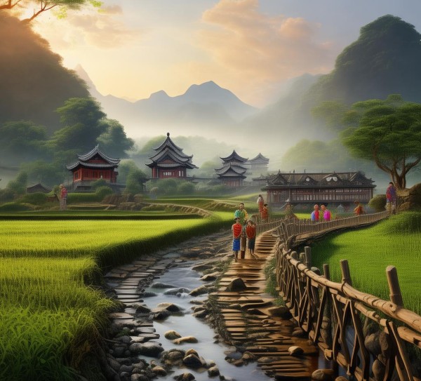 探寻中国乡村诗意风景线,探寻中国乡村诗意风景线,画卷,诗意,和谐,第1张