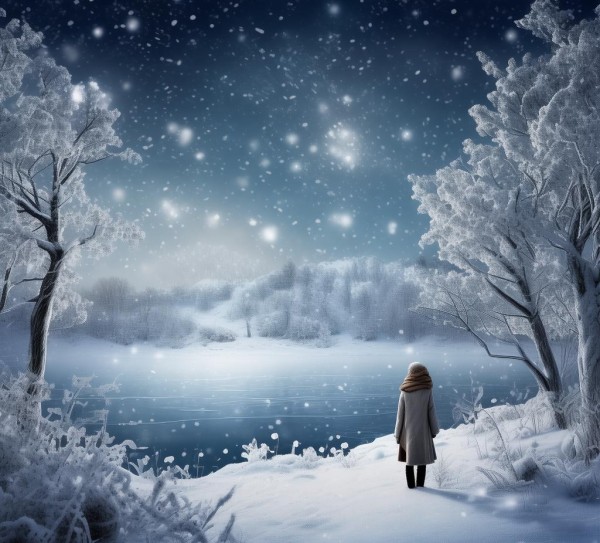 冬日雪丽，诗意描绘浪漫景致,冬日雪丽，诗意描绘浪漫景致,画卷,诗意,诗篇,第1张