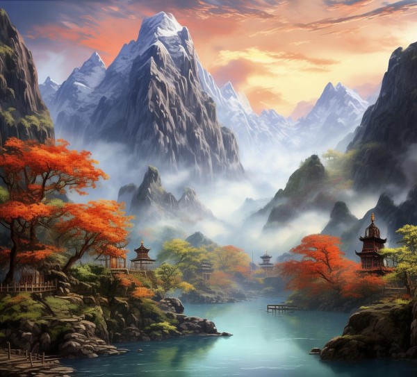 绝美角落，中国山水画卷之旅,绝美角落，中国山水画卷之旅,画卷,和谐,第1张