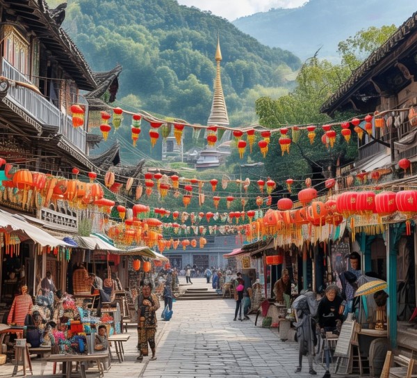 昆明村，多文化交融的诗意瑰宝,昆明村，多文化交融的诗意瑰宝,画卷,诗意,和谐,第1张
