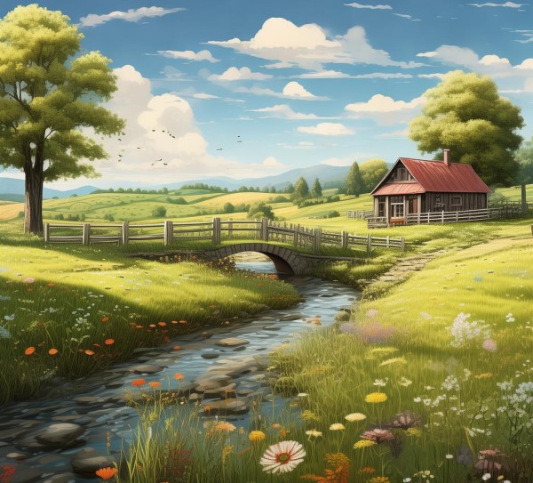 岁月静好，乡村风景线田园画卷,岁月静好，乡村风景线田园画卷,画卷,和谐,乡村,第1张