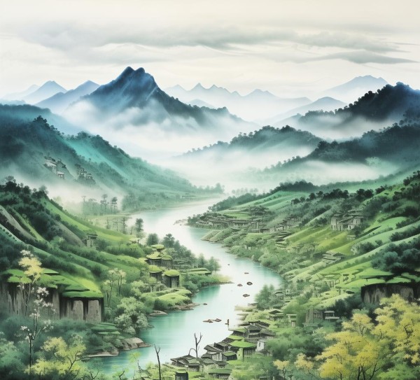 奉节山水画卷，家乡风景素描,奉节山水画卷，家乡风景素描,未来,画卷,第1张