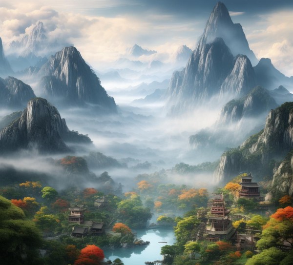 绝美山水画卷，中国自然风光探秘之旅,绝美山水画卷，中国自然风光探秘之旅,画卷,人间仙境,第1张