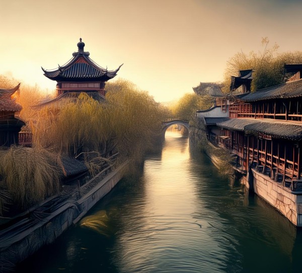 运河画卷，诗意流淌的千年韵味,运河画卷，诗意流淌的千年韵味,画卷,诗意,悠然,第1张