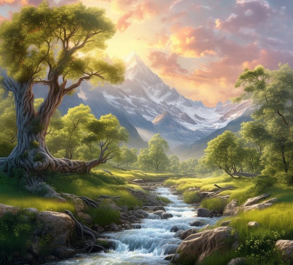 心灵画卷中的自然风景,心灵画卷中的自然风景,画卷,生命,第1张
