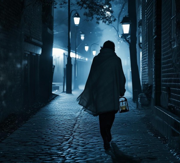 夜色中的归途诗篇——迟归家的动人瞬间,夜色中的归途诗篇——迟归家的动人瞬间,画卷,第1张