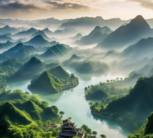 温州山水画卷，视觉与心灵之旅,温州山水画卷，视觉与心灵之旅,画卷,美好回忆,第1张