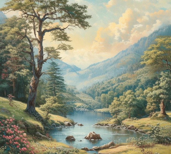 家乡画卷，岁月静好的山川颂歌,家乡画卷，岁月静好的山川颂歌,画卷,诗意,金黄,第1张